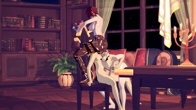 Office Overtime with Jean and Rosaria - Genshin 4K [Koibito]
