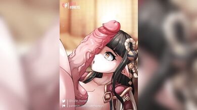 Hinoa's Wet and Wild Tongue Action