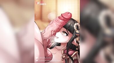 Hinoa's Wet and Wild Tongue Action