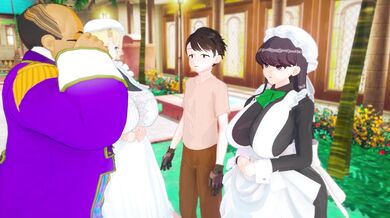 Maid and Gardener's Sexual Desires Fulfilled by Naughty Neighbors [Japanese 8005]