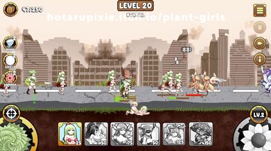 Insect Invasion Level 20: Plant Girls vs. Bug-Eyed Monsters!