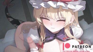 Yakumo's Anal Desire for Touhou's Cute Babe