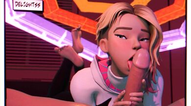 One Night with Gwen Stacy: A Blowjob Fantasy