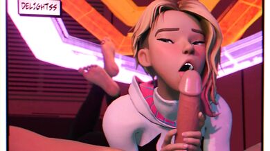 One Night with Gwen Stacy: A Blowjob Fantasy