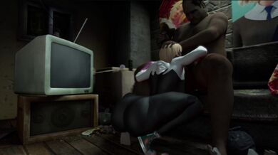 Gwen's Mouth Gets Violated by Multiple Dicks in 'Deepthroat [Alt] [0zmann]'