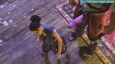 Li Mei and Shao Kahn's Passionate Encounter: A Sexual Journey to Pleasure