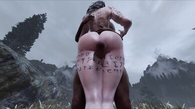 Dark-skinned Futanari Takes on a Mighty Warrior for an Epic Round of Passionate Love-making