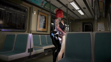 Riley Gets Pounded in the Subway with 1080p HD Quality and Smooth 60 fps Animation