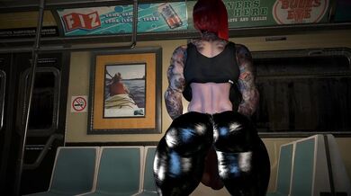 Riley Gets Pounded in the Subway with 1080p HD Quality and Smooth 60 fps Animation