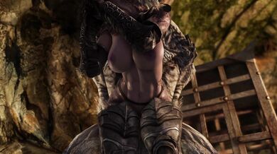 Wet n' Wild: Argonian x Troll Threesome [Lizard3469]