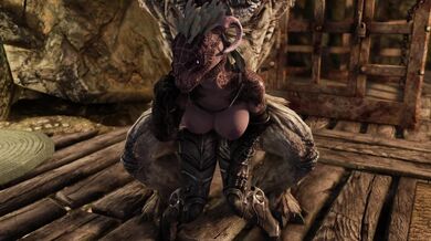 Wet n' Wild: Argonian x Troll Threesome [Lizard3469]