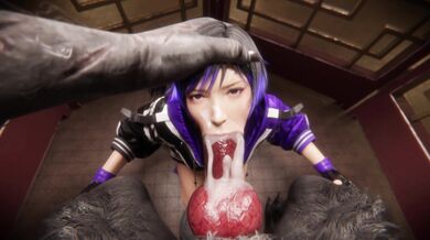Busty Japanese Schoolgirl Gets Nailed Hard in 3D