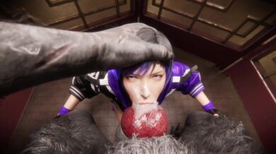 Busty Japanese Schoolgirl Gets Nailed Hard in 3D