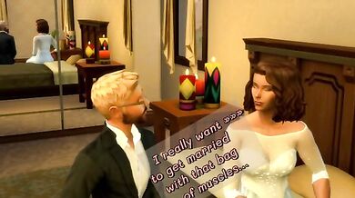 - The Bride Takes the Big Cock on Her Wedding Night
- Virgin's Ritual - The Bride's First Time with a ManIn this hentai porn video, you will see a beautiful bride in a revealing wedding dress, ready to fulfill her carnal desires with her lover on their s