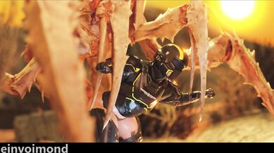 Sneaky, Naughty, and Sweaty – The Helmeted Termanid Helldiver.