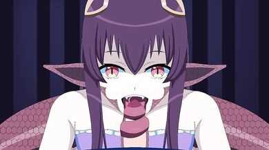 Monster Girl Mimi Gives a Tounge Job