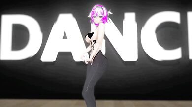 Purple-Haired Genshin Impact Hentai Good Night Kiss with Tatto Eula's Sexy Hot Dancing in 3D MMD