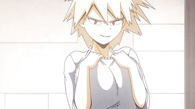 Mitsuki Bakugo and the Twisted Grin: No Bra Edition.