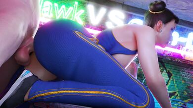 Chun-Li's Ultimate Pound - The Male Patient's Moanful Massacre