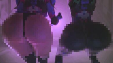 Two Twerkers Shake Their Booties