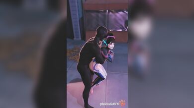 D.Va's Wet Overwatch Handjob