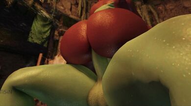 Deepthroat Rendezvous with a Sexy Ginger and an Amazonian Shemale from Another World