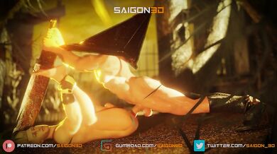 Hentai Pyramid Head Drifts Into a Sexy Adventure with the Mummy