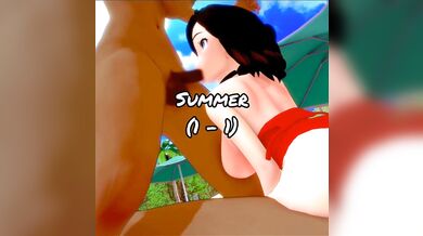Sapphic Love Triangle: Summer, Ruby, and the Mysterious Woman from RWBY