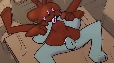 - Chocolate Bunnies Nibble on Each Other's Ears