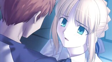 Fate Stay Night [Realta Nua]: Arturia's Wet and Wild Ride with Decapitated Dudes in English Dubbed