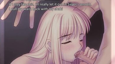 Fate Stay Night [Realta Nua]: Arturia's Wet and Wild Ride with Decapitated Dudes in English Dubbed