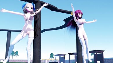 Manic Girl's Disturbed Pleasure - Light Skin Tone