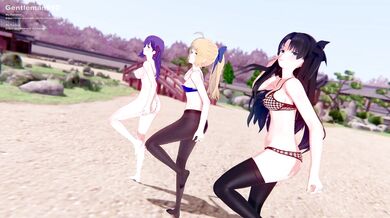 Hot Sakura and Rin Fucked Hard at the Fate/Stay Night Party Tonight!