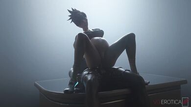 Tracer's Unrelenting Desire for BDSM BBC (black)