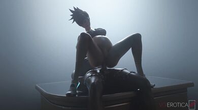 Tracer's Unrelenting Desire for BDSM BBC (black)