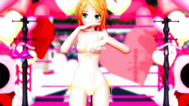 Bouncy Rin in a Slingshot Bikini Gyrates and Grinds