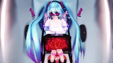 Tickling Miku in the Spherical World of Pleasure