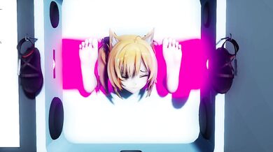 Sticky Pussy in the Wall: A Catgirl Tickle Fest