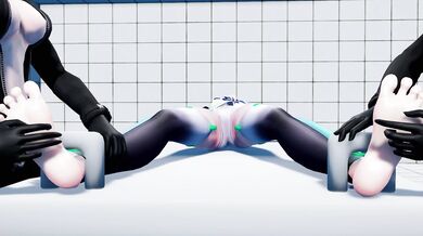 Miku's Giggly Bindings on the Tickle-torturing Table