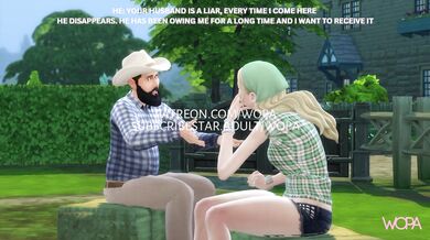 [TRAILER] Banging the Debtor's Wife Who Hid on Her Farm - Outdoor Sex with a Beauty