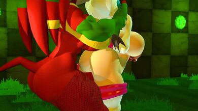 Knuckles and Rouge Get Lewd in the Sonic Boom!