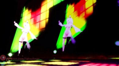 Fucking Fubuki's Tight Teen Pussy Riding the Big Cock Wave!