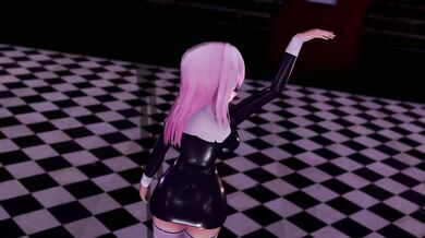 Lilia's Dark Skin Seduction: Killer B's Inferno Temptation in the Black Room of Pleasure