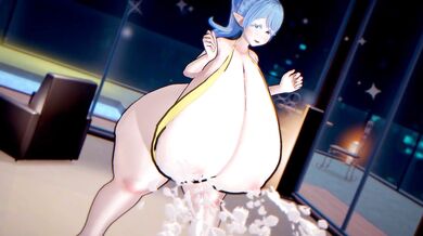 Elise's Expanding Body and Seductive Hip Swing Dancing in Hell!