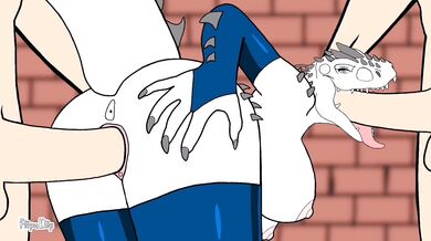 Two Guys Get Serviced by the Indomitable White Tyrant