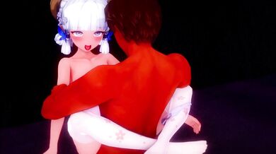 Rainbow Warrior: Yae Miko and Ayaka's Lesbian Adventure!