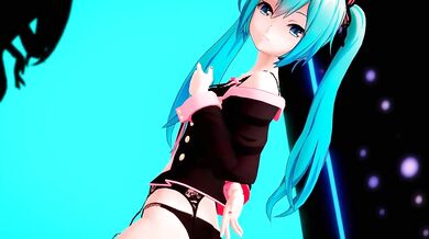 Nude Miku Pole Dance - Reflections