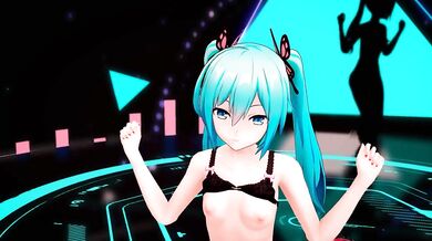 Nude Miku Pole Dance - Reflections
