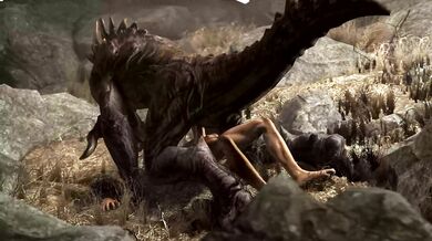 Nate gets a Hardcore Throbbing from the Deathclaw (Fallout)