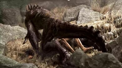 Nate gets a Hardcore Throbbing from the Deathclaw (Fallout)